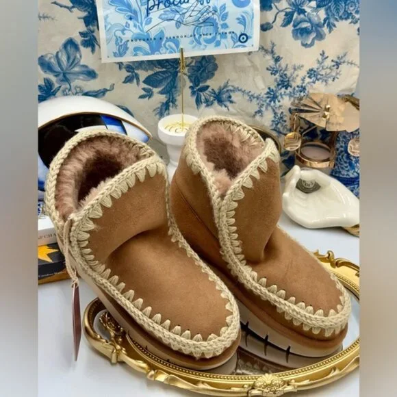 🆕 MOU 🧿 NWT WOB Cognac Eskimo 18 BOUNCE, Sz EU 37 - Picture 3 of 14